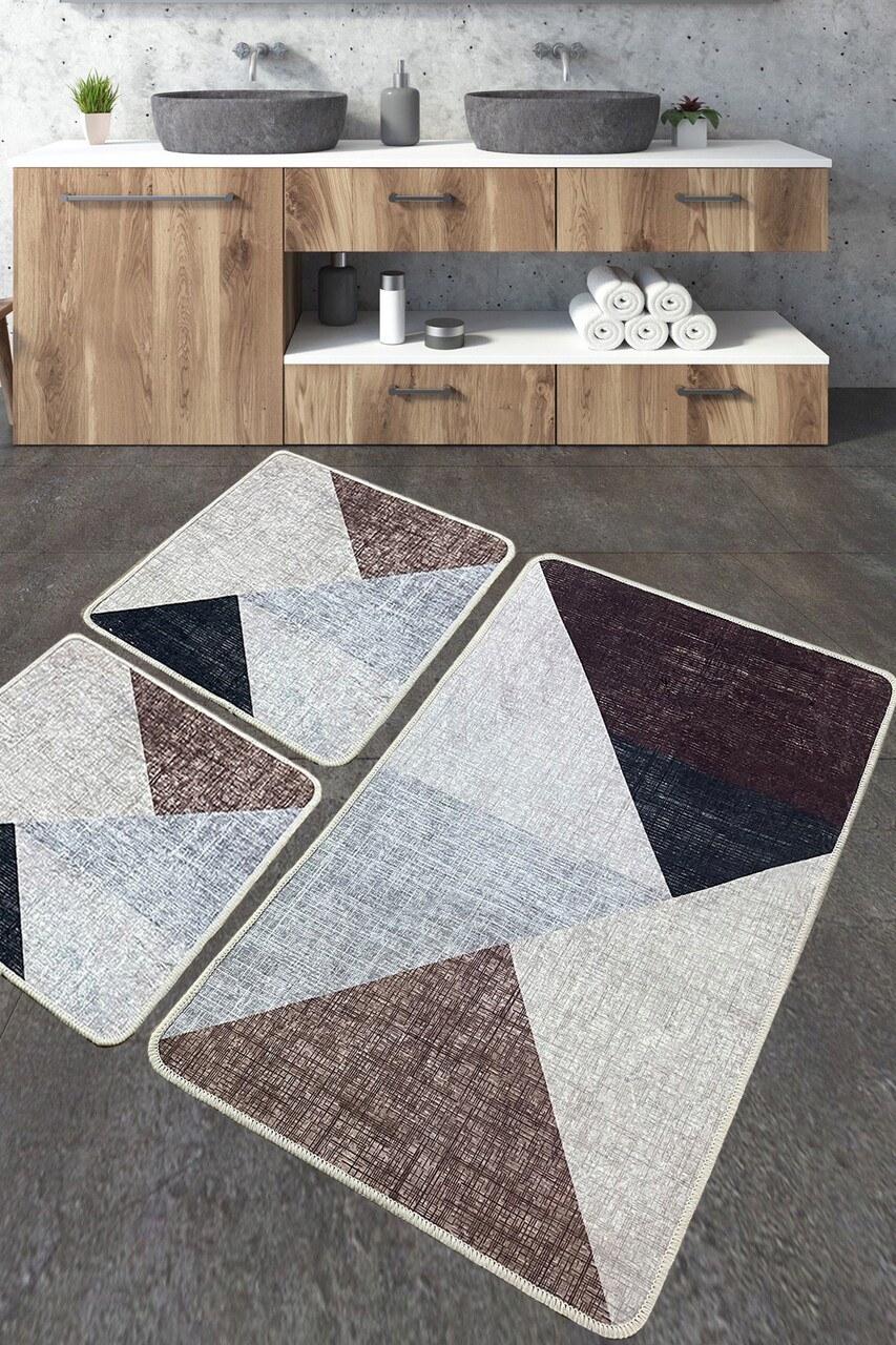Set covorase de baie, L'essentiel Maison, Phell, Multicolor - imagine 7